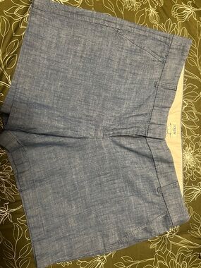 J. Crew Men’s Chambray-Light Blue Flat Front Shorts